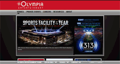 Desktop Screenshot of olympiaentertainment.com